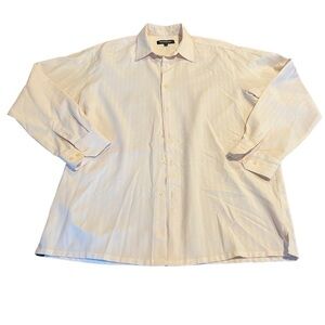 Bassiri Limited Collection Men’s Striped Button Up Shirt Stitched Size Large